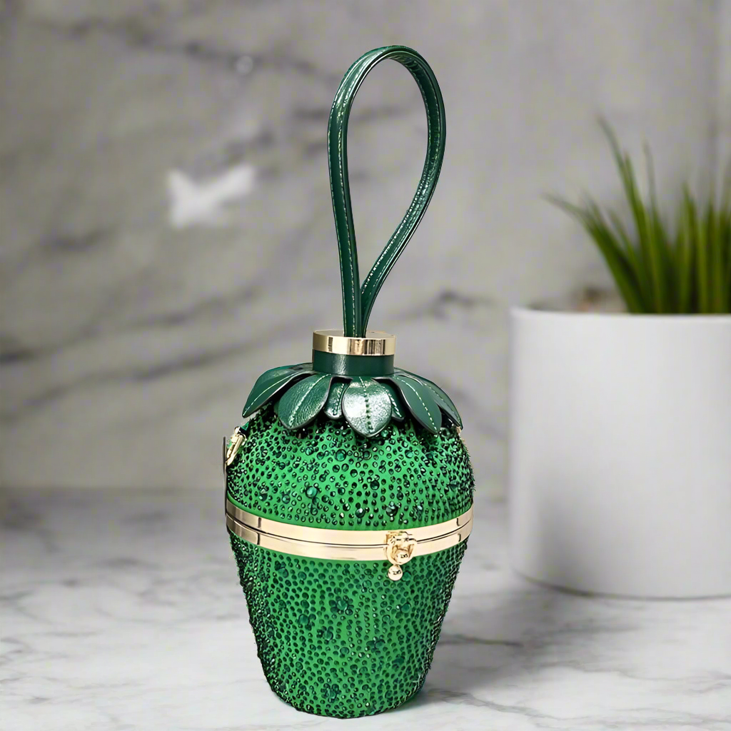 Rhinestone Strawberry Shoulder Bag™