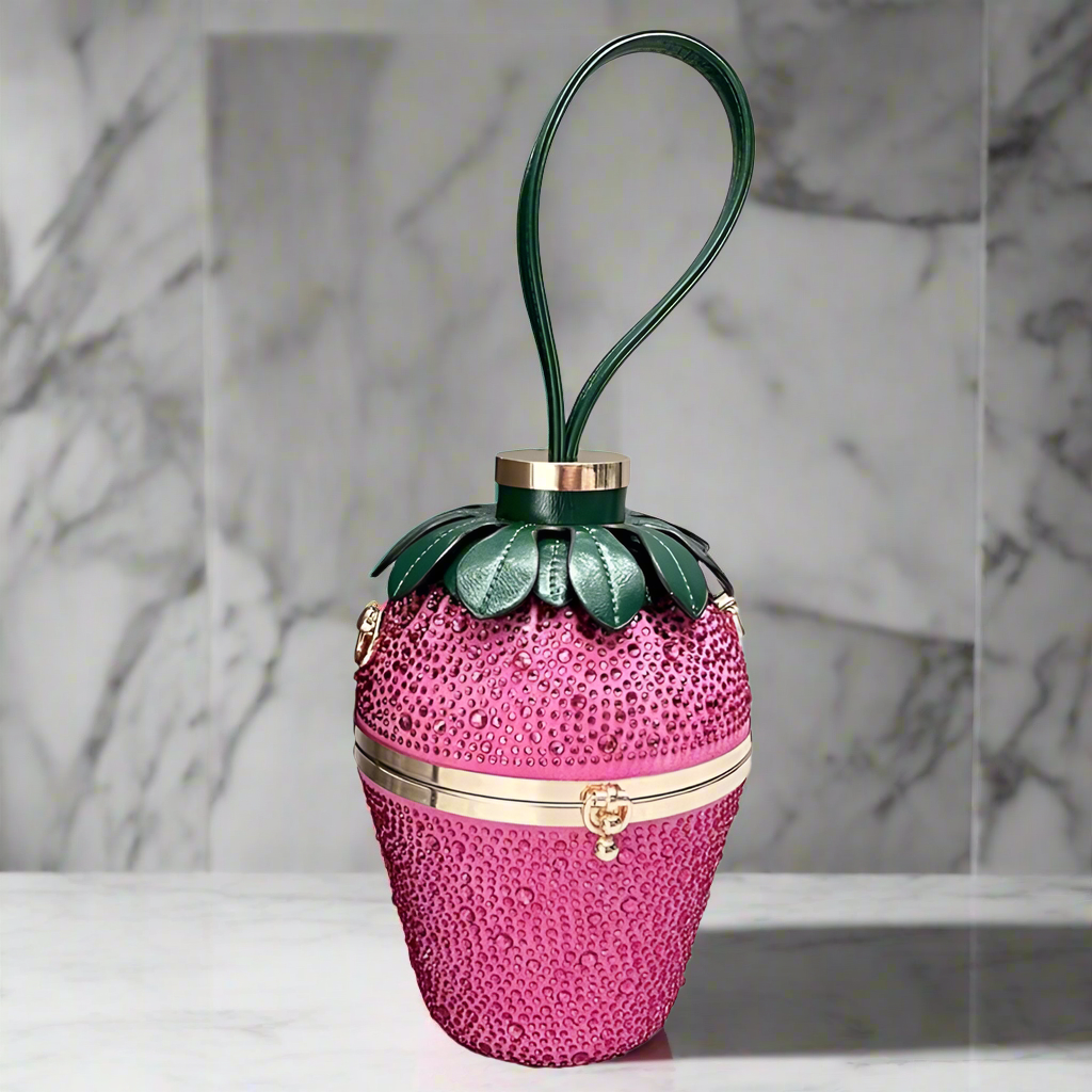 Rhinestone Strawberry Shoulder Bag™