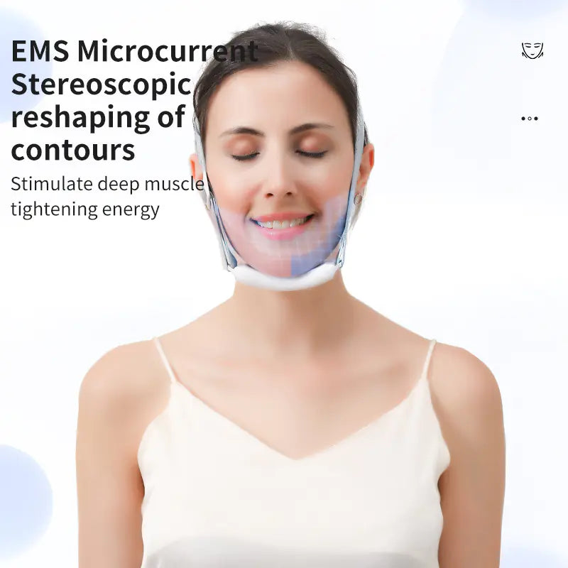 Smart EMS Facial Slimming Device for V-Shape Contour
