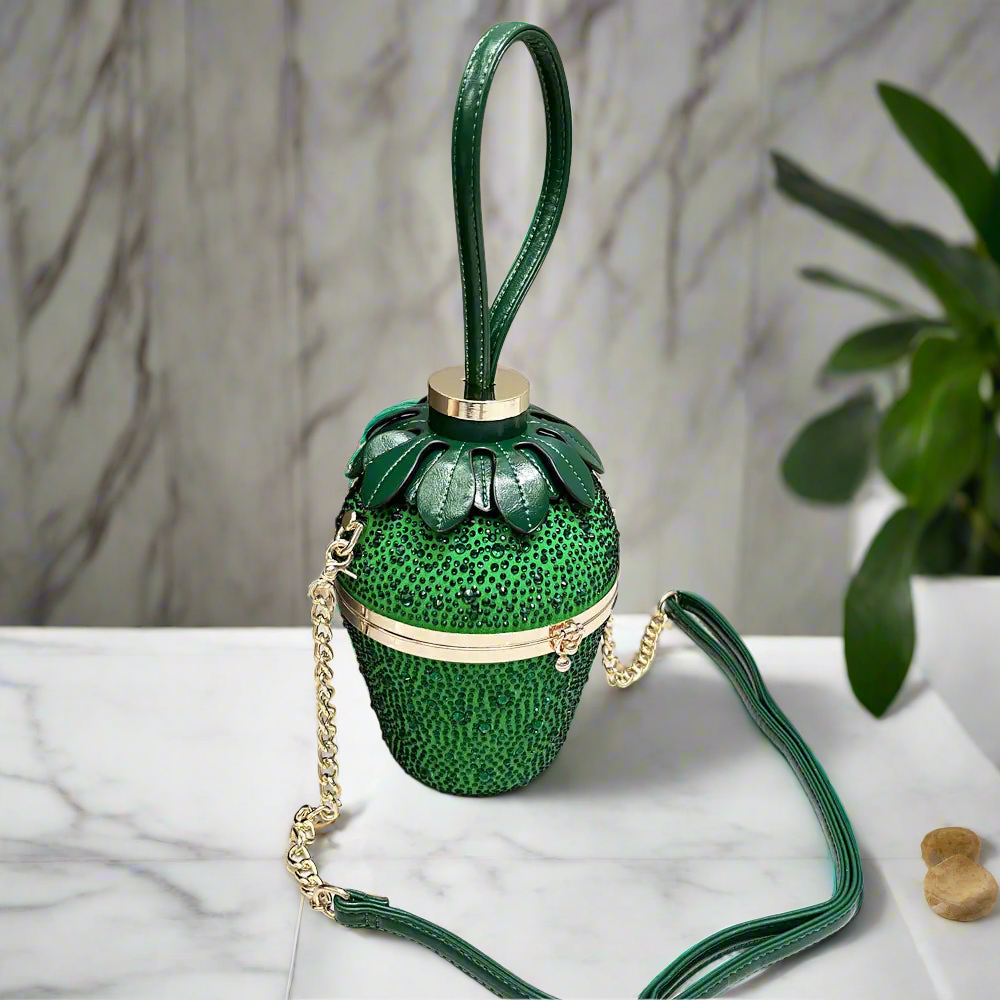 Rhinestone Strawberry Shoulder Bag™