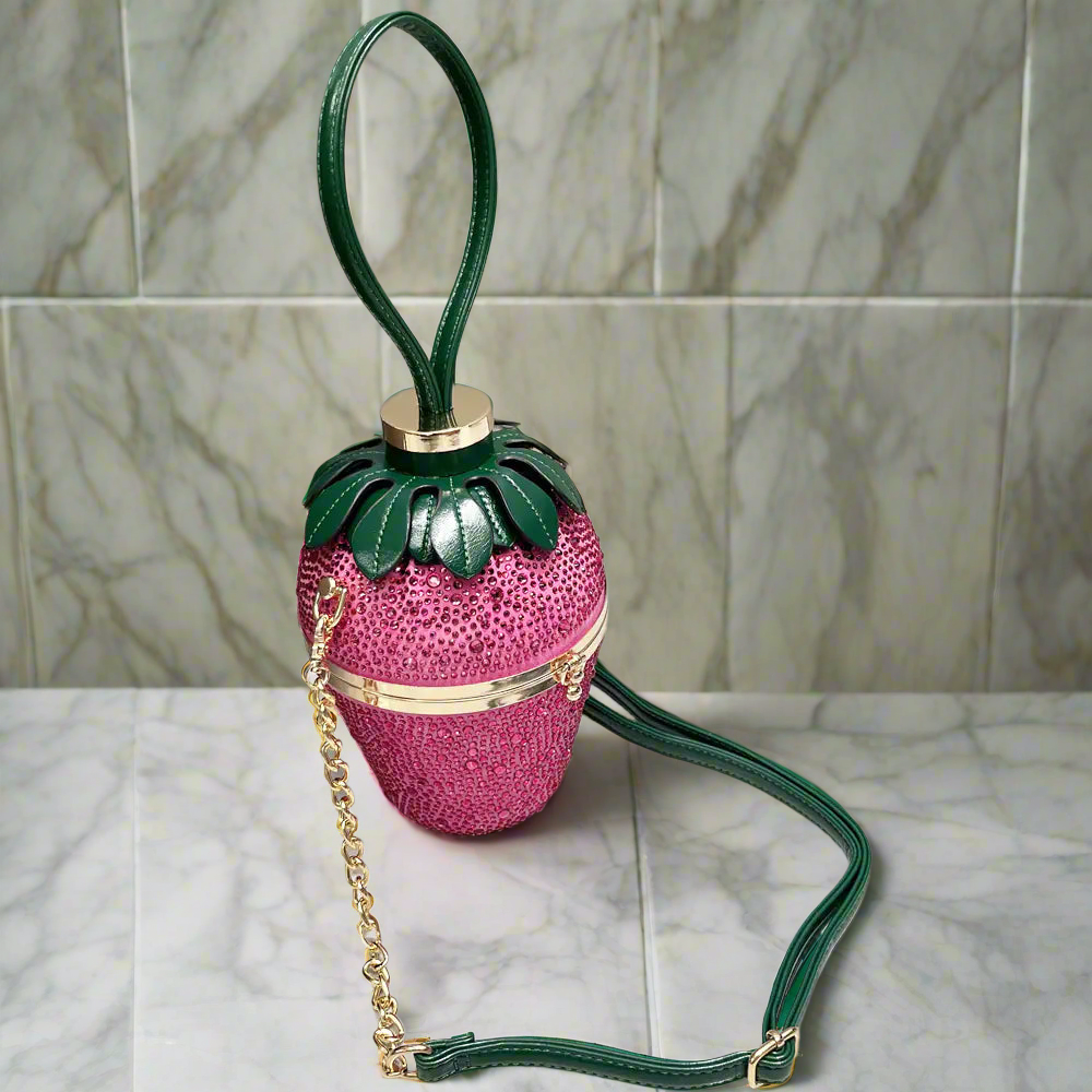 Rhinestone Strawberry Shoulder Bag™