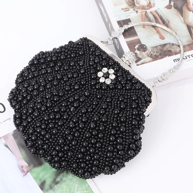 Luxury Pearl Evening Clutch Bag for Women