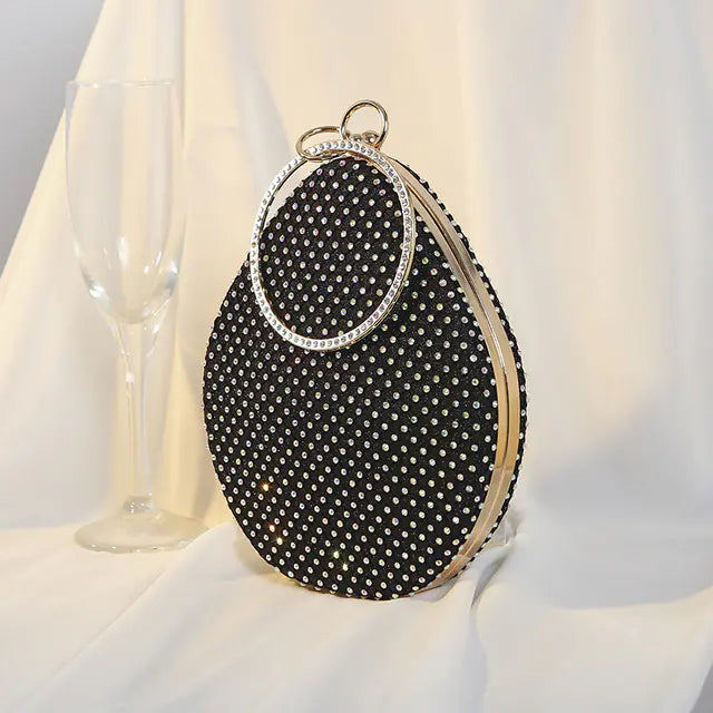 Luxury Pearl Rhinestone Clutch Bag for Women