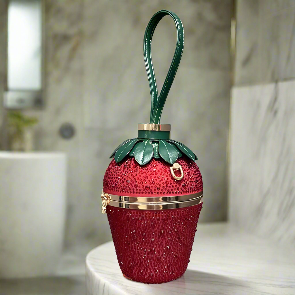 Rhinestone Strawberry Shoulder Bag™