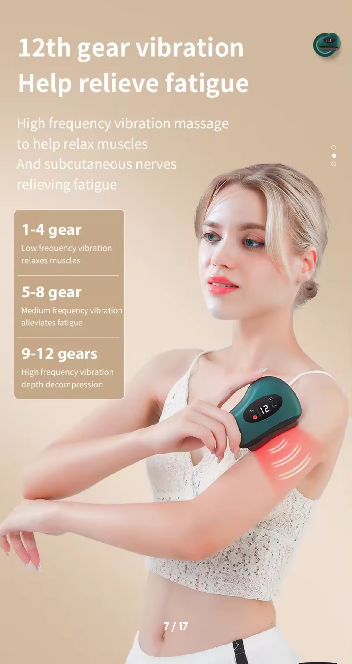 Electric Heated Gua Sha Massager
