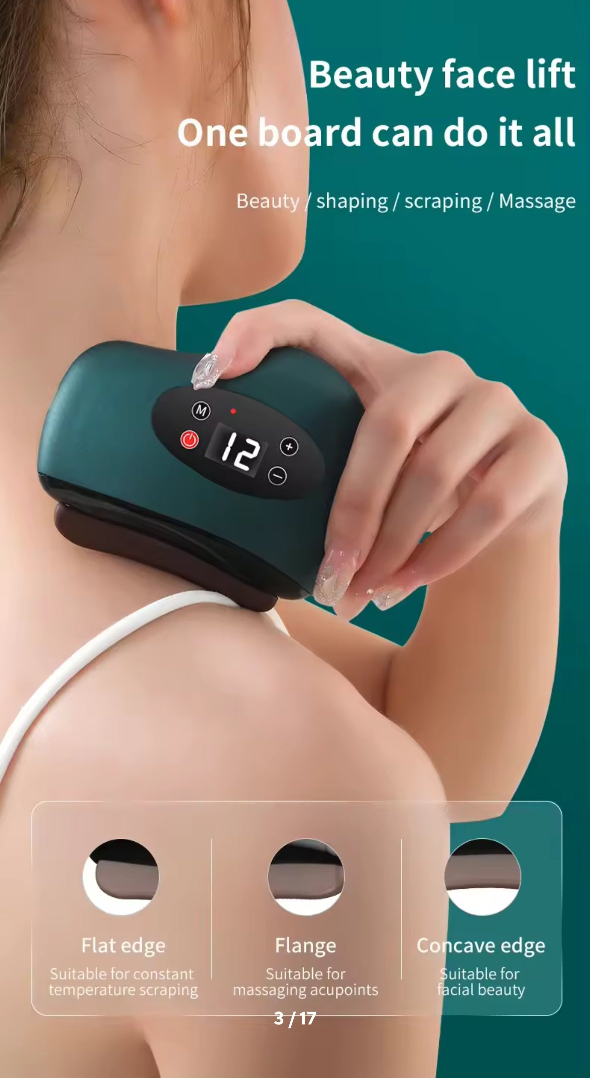 Electric Heated Gua Sha Massager