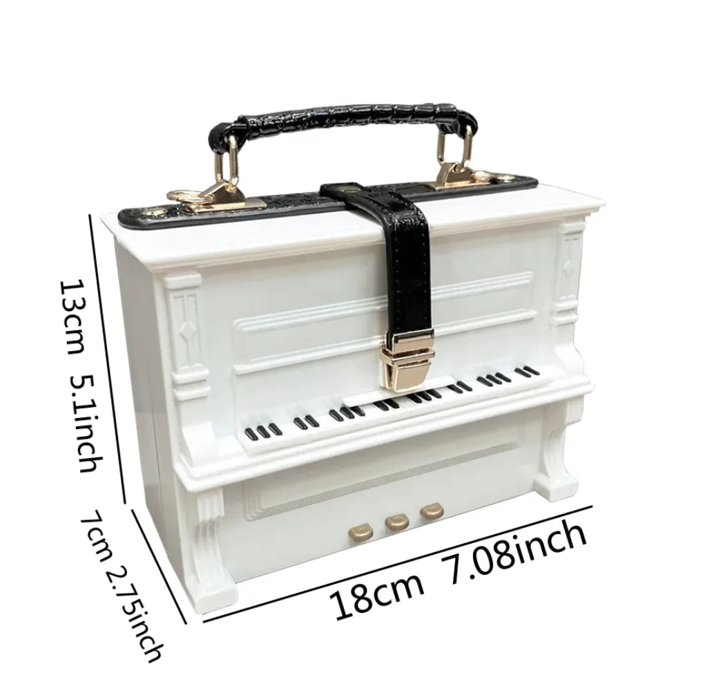 Piano-Inspired Acrylic Box Bag™