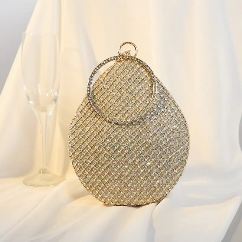 Luxury Pearl Rhinestone Clutch Bag for Women