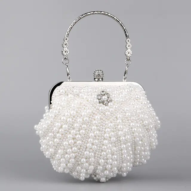 Luxury Pearl Evening Clutch Bag for Women