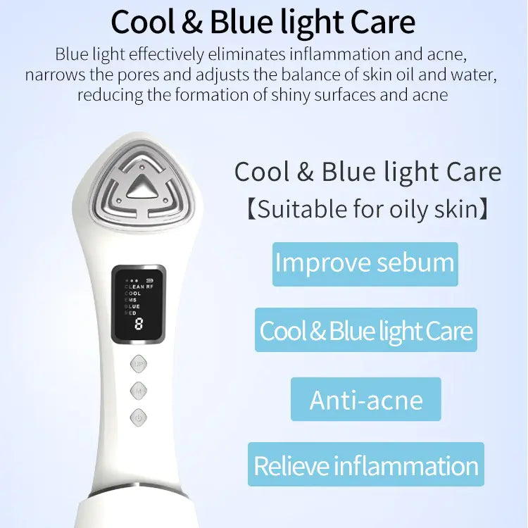 RF Beauty Device for Skin Brightening and Serum Infusion