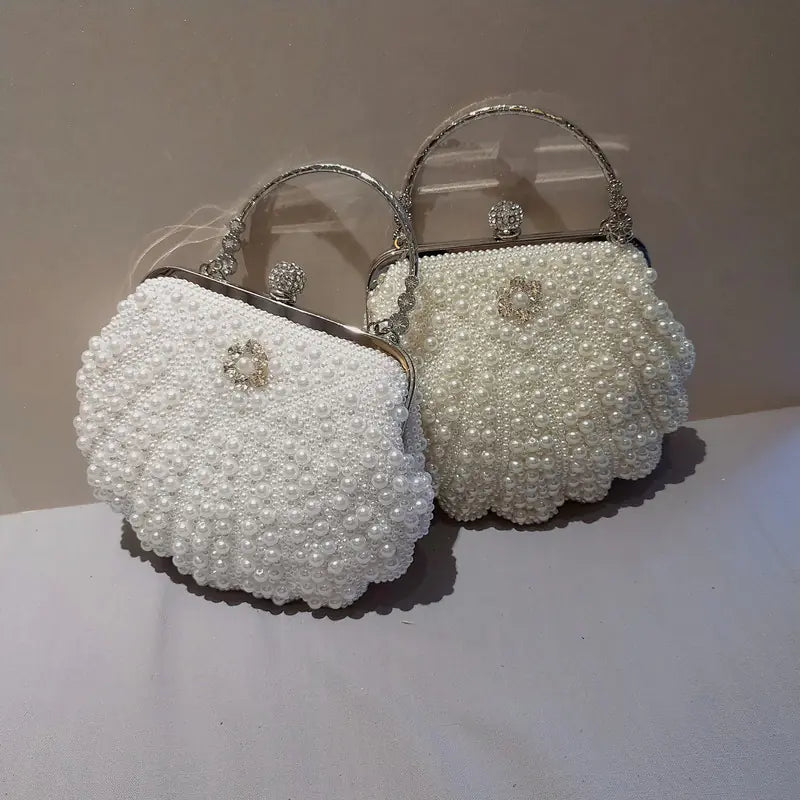 Luxury Pearl Evening Clutch Bag for Women