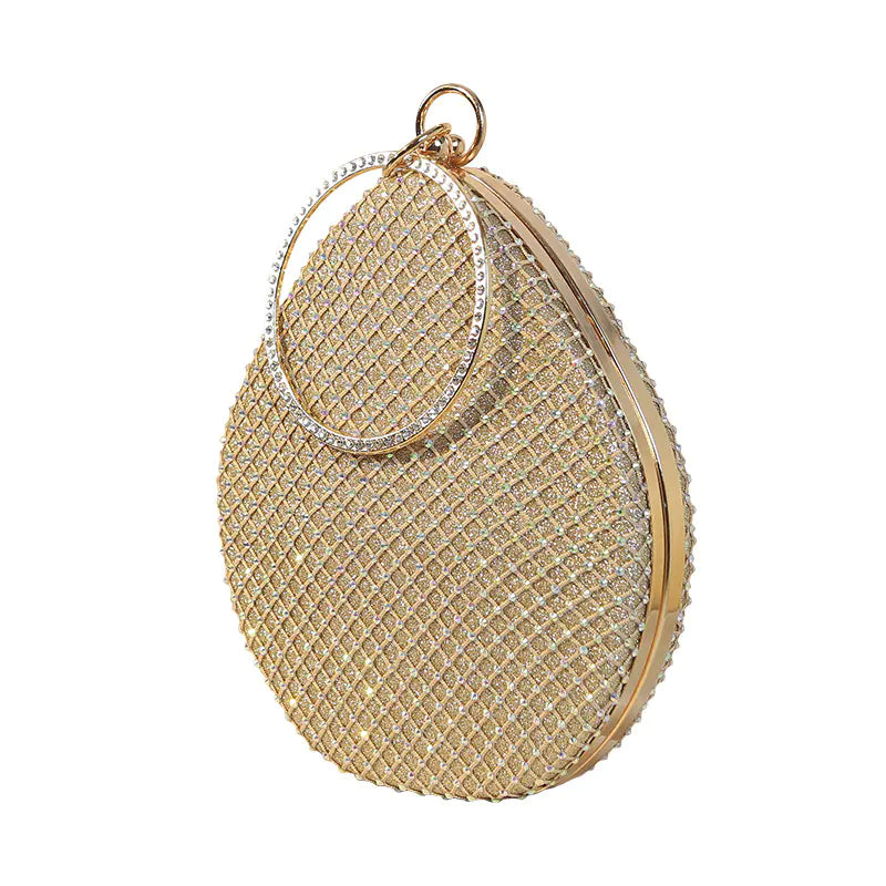 Luxury Pearl Rhinestone Clutch Bag for Women