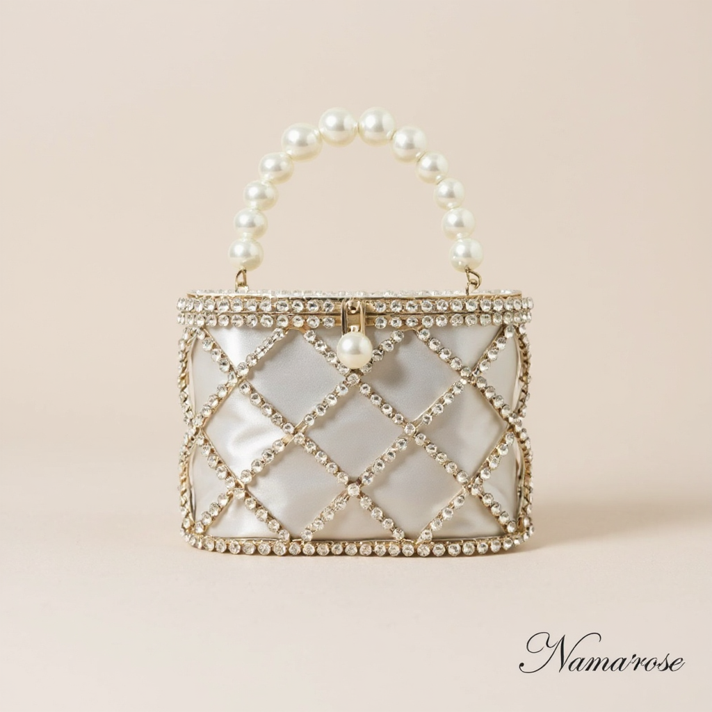 Diamond Studded Basket Handbag™