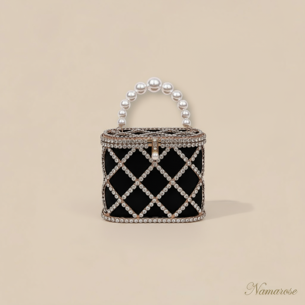 Diamond Studded Basket Handbag™