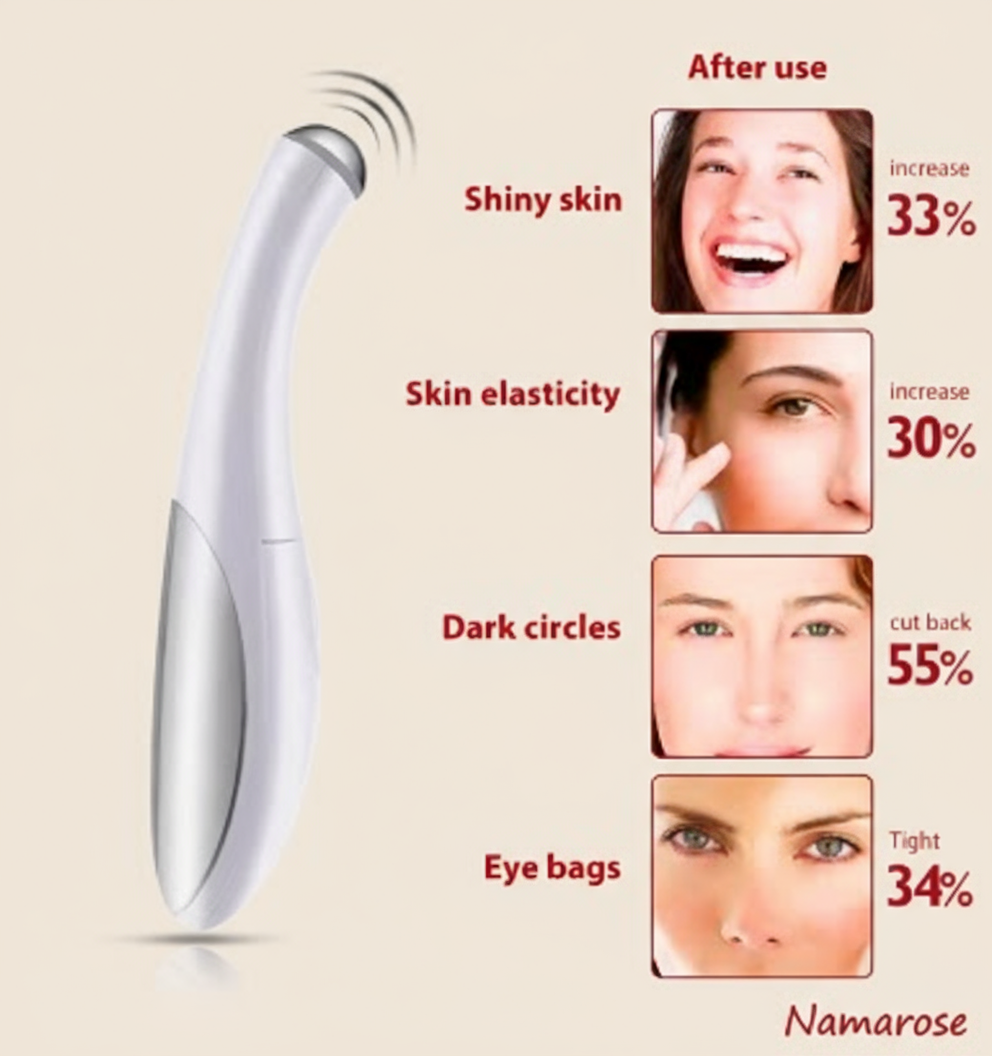 Mini Eye Massager Beauty Device with Electric Pen