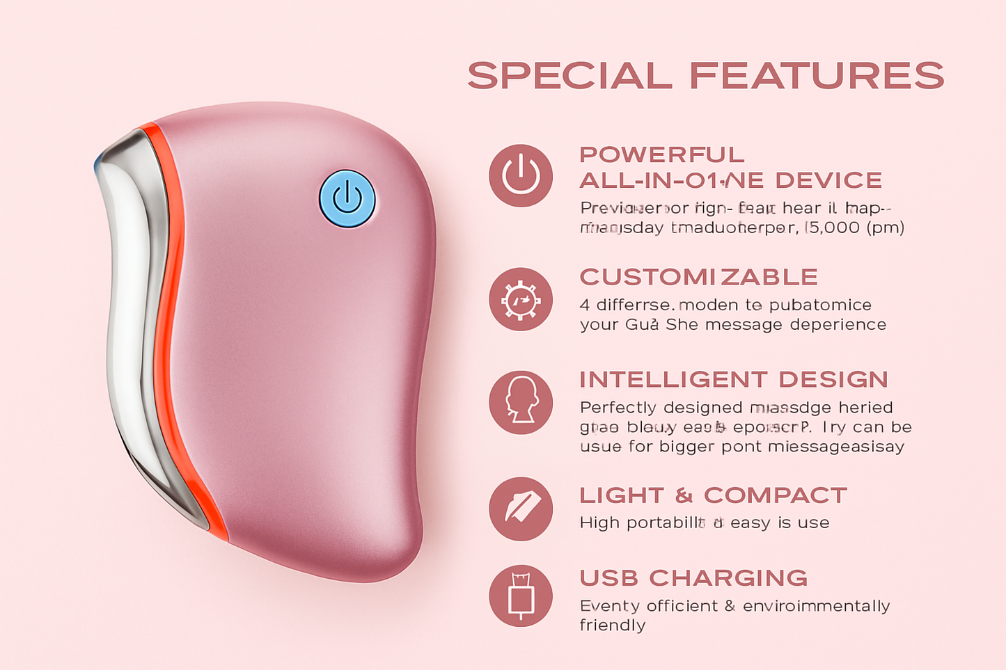 Advanced Electronic Gua Sha Beauty Massager