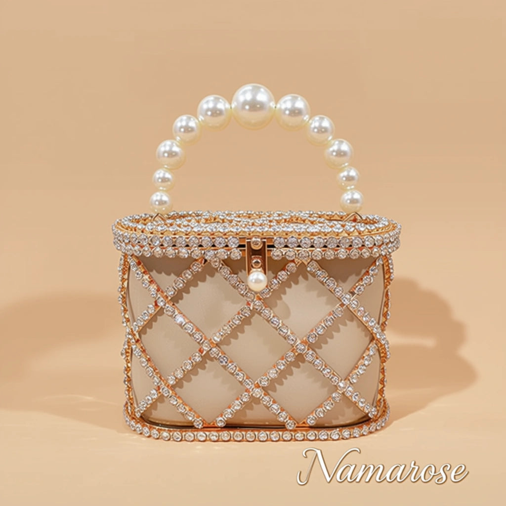 Diamond Studded Basket Handbag™