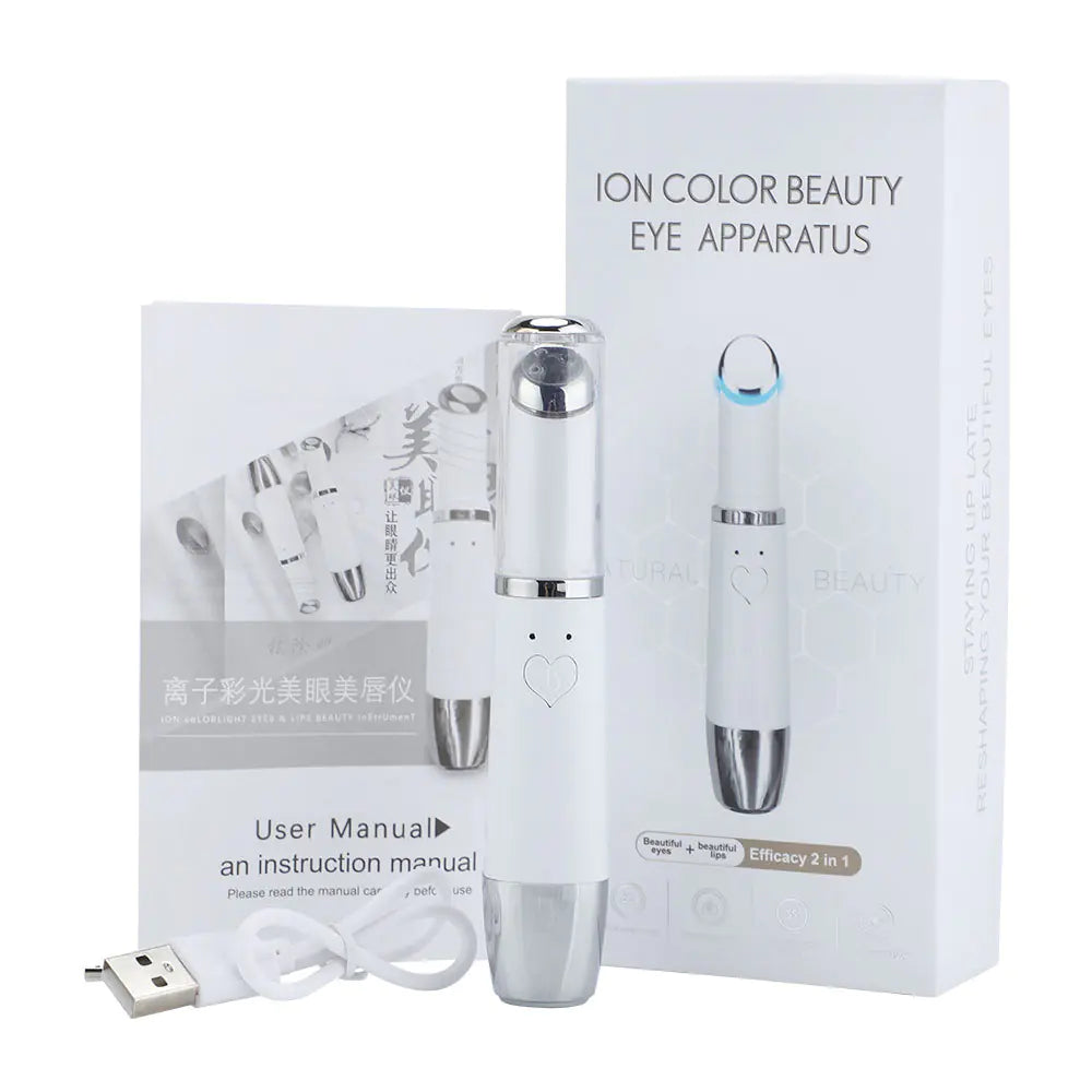 Cross-Border Heated Eye Massager with Light Therapy