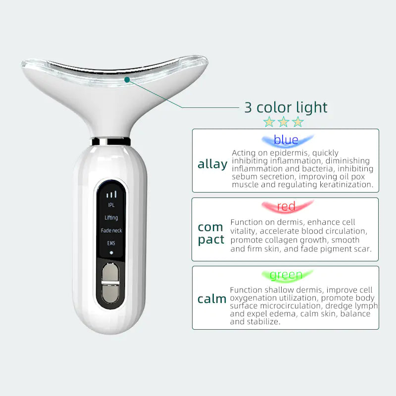 Home Microcurrent Neck Beauty Device for Lifting