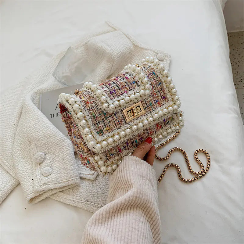 Western Style Chain Messenger Bag - Popular Shoulder Bag