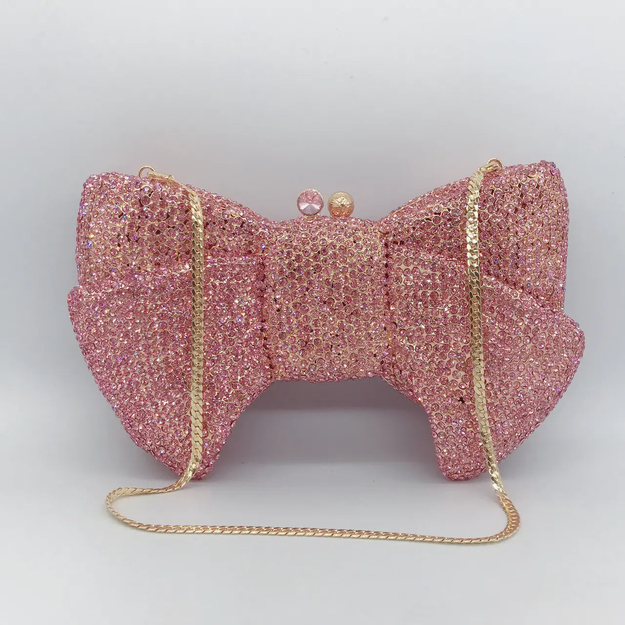 2021 New Rhinestone Bow Evening Clutch Bag for Women