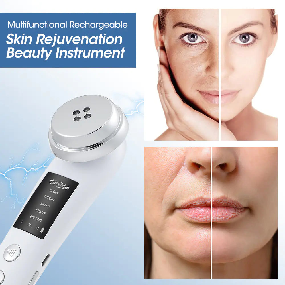 Cross-Border Facial Beauty Device with 5 Modes and Microcurrent