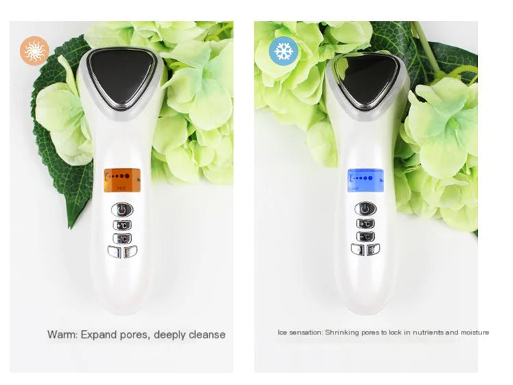 RF Beauty Device for Skin Brightening and Serum Infusion