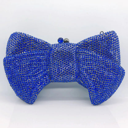 2021 New Rhinestone Bow Evening Clutch Bag for Women
