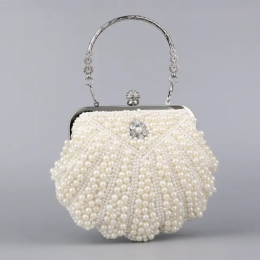 Luxury Pearl Evening Clutch Bag for Women