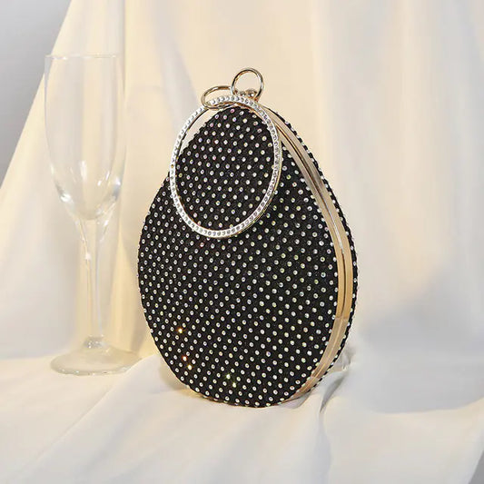 Luxury Pearl Rhinestone Clutch Bag for Women