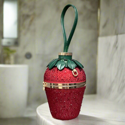 Rhinestone Strawberry Shoulder Bag™