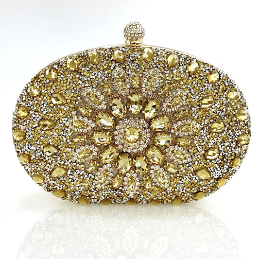 Fashion Sunflower Clutch Bag for Parties and Weddings