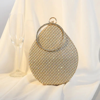 Luxury Pearl Rhinestone Clutch Bag for Women