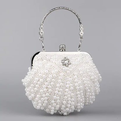 Luxury Pearl Evening Clutch Bag for Women