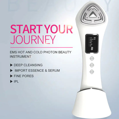 RF Beauty Device for Skin Brightening and Serum Infusion