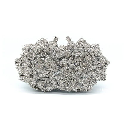 Rhinestone Evening Clutch Bag for Weddings & Parties