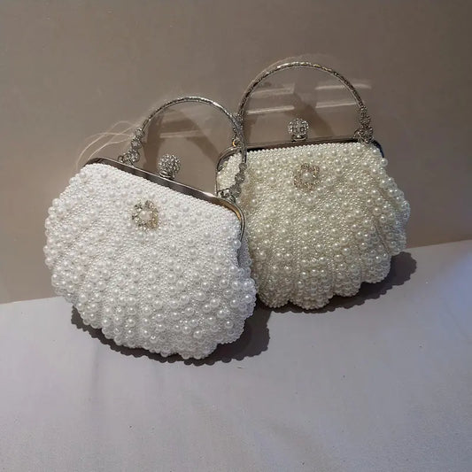 Luxury Pearl Evening Clutch Bag for Women
