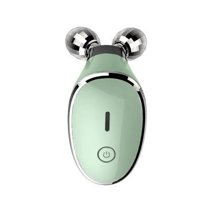 Electric Dual Ball Facial Massage Roller with EMS