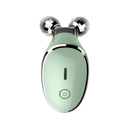 Electric Dual Ball Facial Massage Roller with EMS