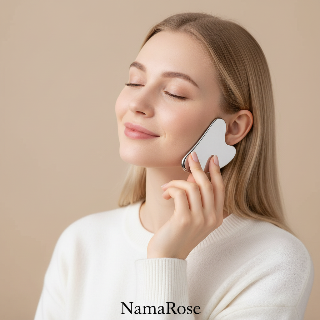 Heart-Shaped Stainless Steel Gua Sha