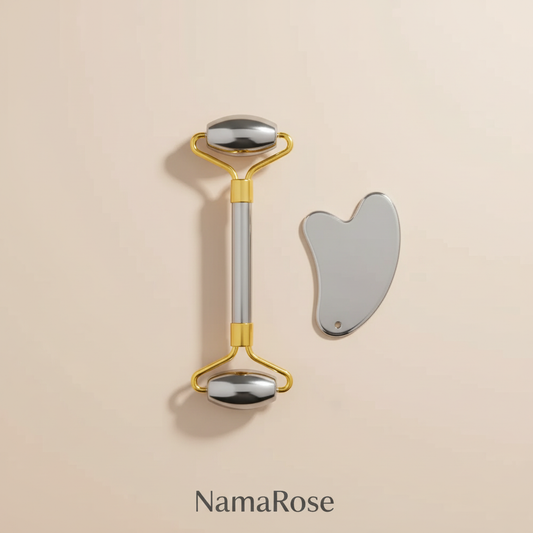 Natural Energy Stone Beauty Massager with Gua Sha