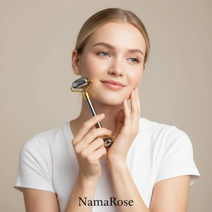 Natural Energy Stone Beauty Massager with Gua Sha