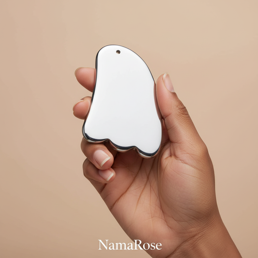 Natural Energy Stone Beauty Massager with Gua Sha