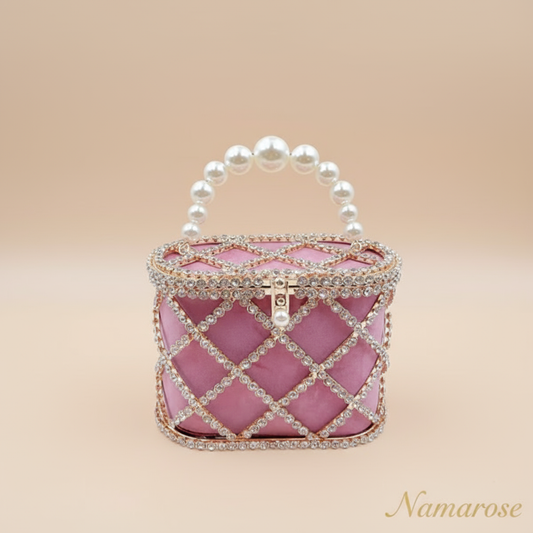 Diamond Studded Basket Handbag™