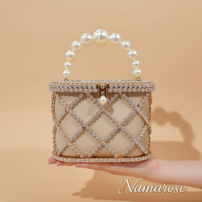 Diamond Studded Basket Handbag™