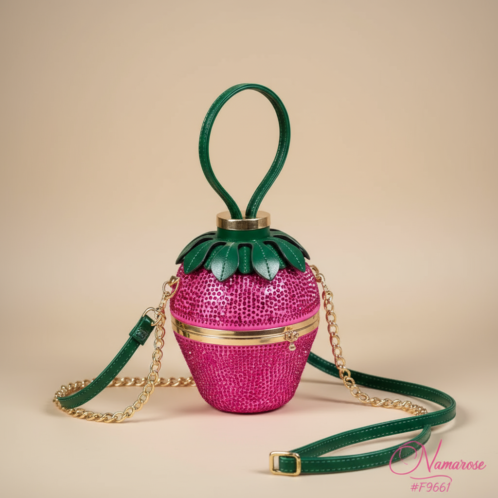 Rhinestone Strawberry Shoulder Bag™