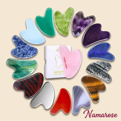 Natural Jade Gua Sha™ Tool for V Face