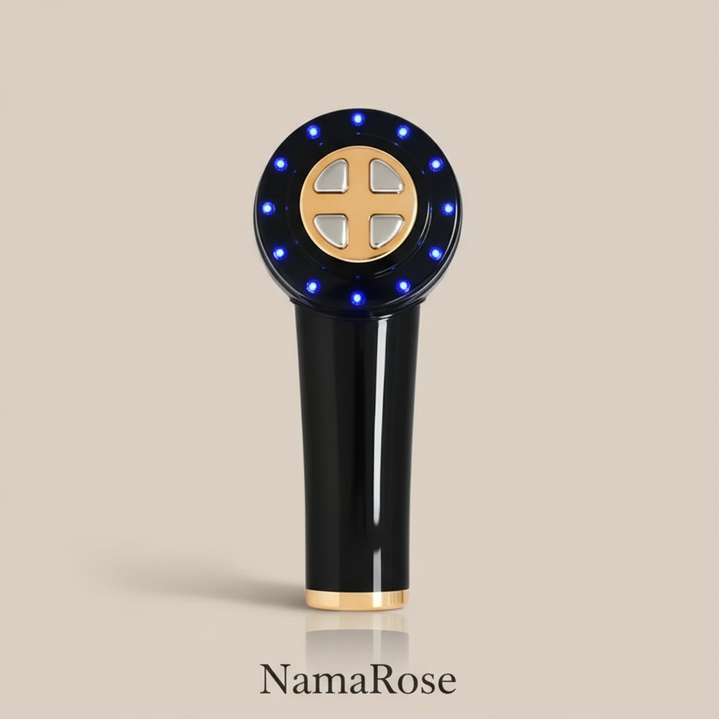 Cross-Border Facial Massager with LED Light Therapy
