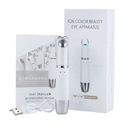 Cross-Border Heated Eye Massager with Light Therapy