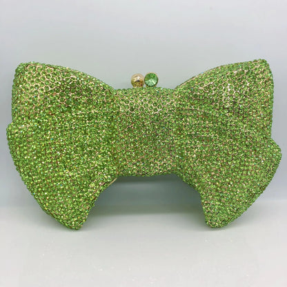 2021 New Rhinestone Bow Evening Clutch Bag for Women